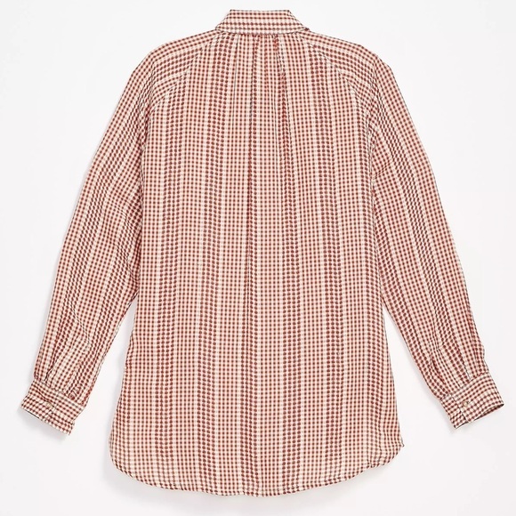 NWT L&G Gingham Pocket Tunic Shirt - Picture 3 of 9